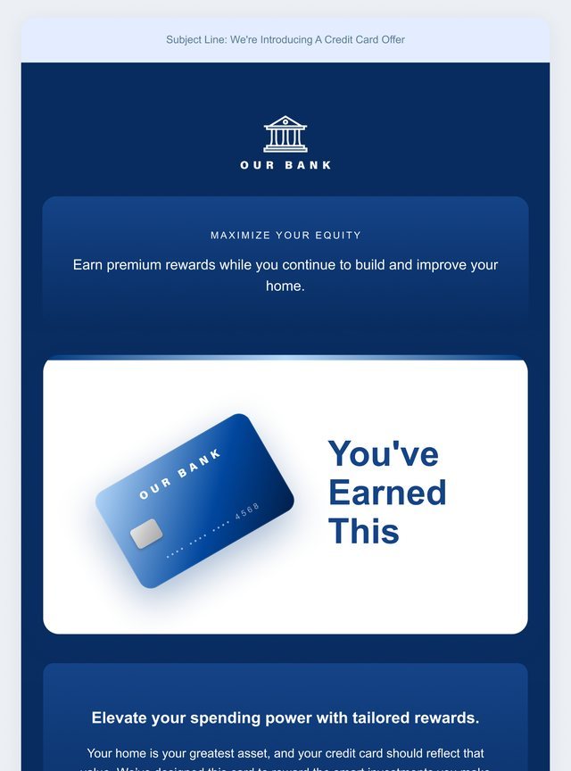 Credit card email