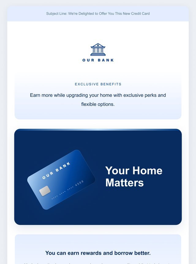 Credit card email