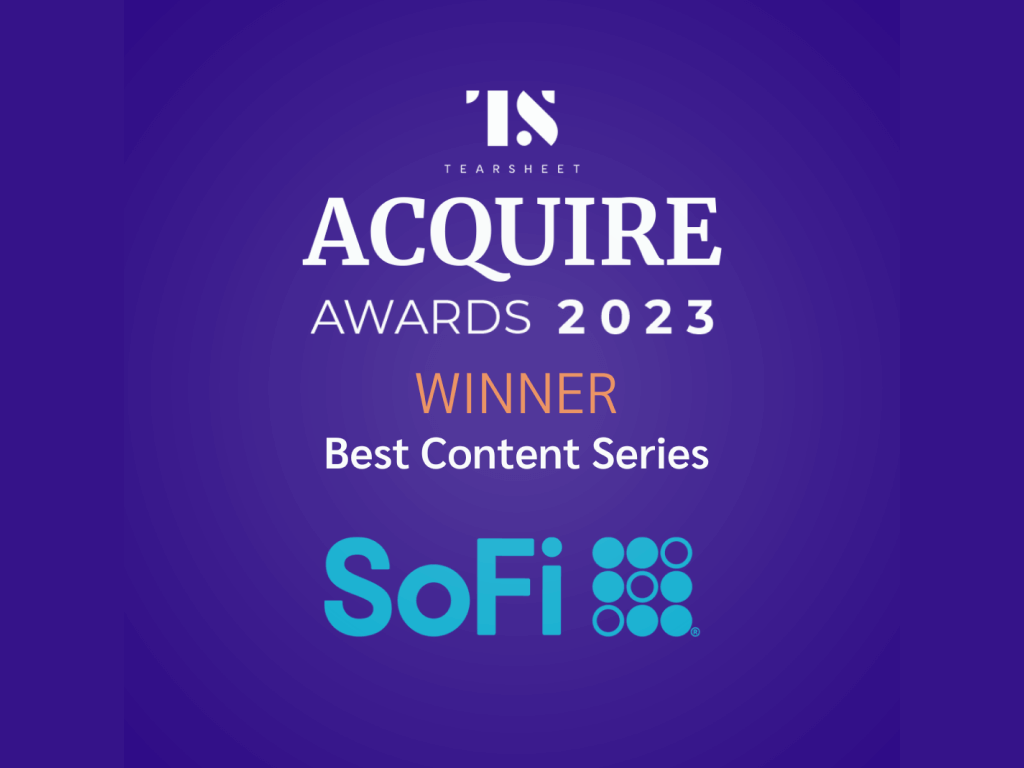023 Tearsheet’s Acquire Award: Best Content Series